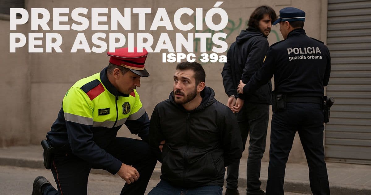 Presentació per Aspirants ISPC 39a promoció